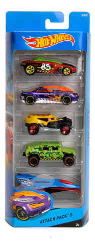 Hot Wheels, Paquete De 5 Autos Modelos/colores Aleatorios