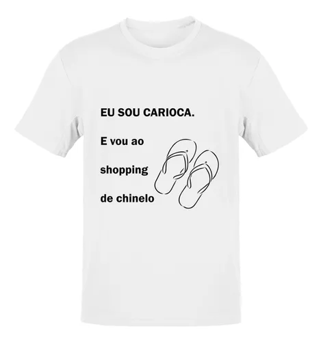 Camiseta Rio De Janeiro Rj Carioca Shopping Masculina | MercadoLivre