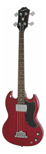 Bajo Electrico EpiPhone Sg Bass E1 Cherry Color Rojo