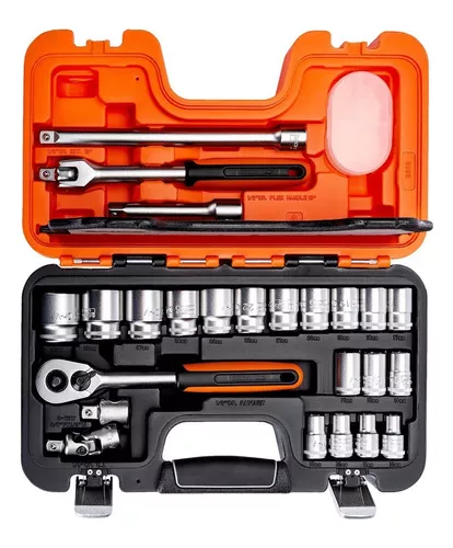 Kit Caja Juego Set Herramientas Llave Tubos 91 Pz S910 Bahco