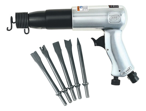 Martillo Neumatico C/5 Cinceles 3500 Bpm 117k Ingersoll Rand Color Plateado