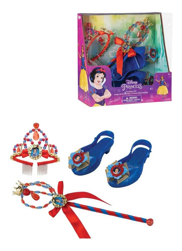 Disney Princesa Blancanieves - Set De Accesorios Para Niñas - Inlcuye Cetro, Zapatillas Y Tiara Snow White
