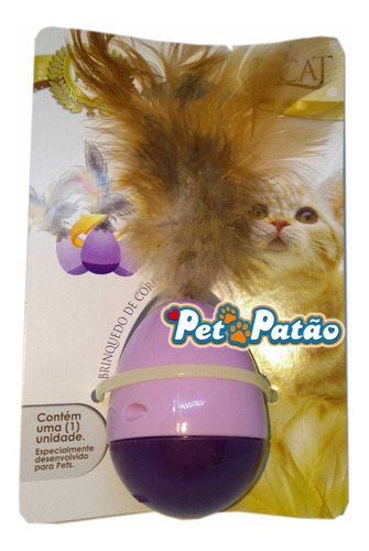 Línea de juguetes para gatos Pet Club Electro Cat Lilac Egg Mlfull