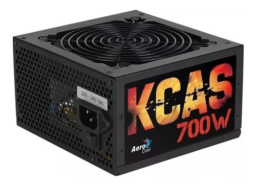 Fuente de alimentación para PC Aerocool Advanced Technologies KCAS 700W 700W negra 200V - 240V