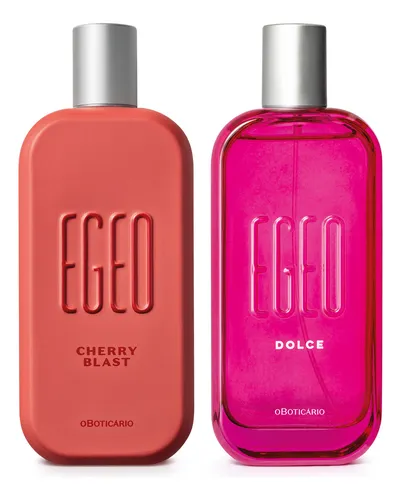 Kit Egeo Desodorante Colônia: Cherry Blast 90ml + Dolce 90ml