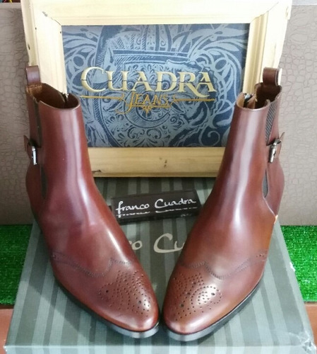 Zapato Franco Cuadra Ternera Almendra 08ztvtv Casual Vestir