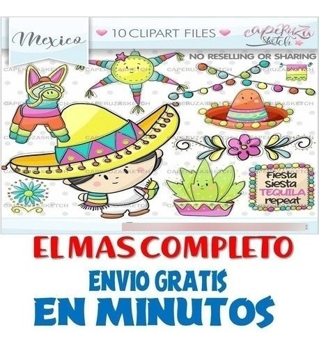 Pack Imágenes Hd Clipart Mariachi Mexico Mexicano Caperuza