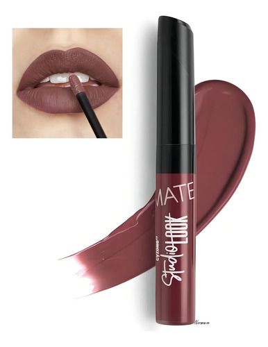 Labial Studio Look Liquido No Transfer Mate - Cyzone Color Latte