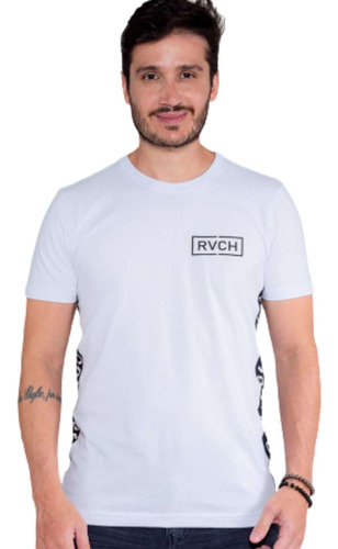 Camiseta Masculina Com Faixa Lateral Revanche