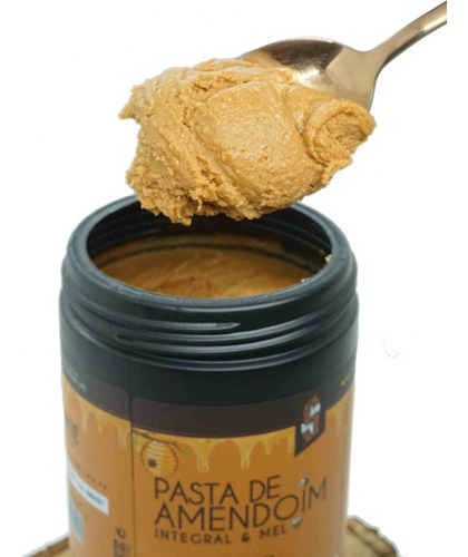 Pasta De Amendoim Integral & Mel 500g - Squeeze 100% Natural