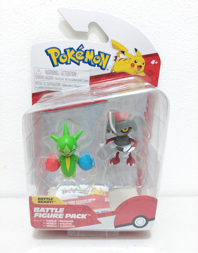 Roselia + Pawniard - Battle Figure Pack - Pokémon