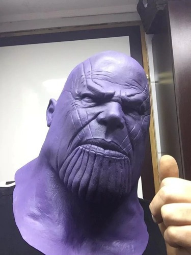 Máscara Thanos Vingadores Cosplay Máscara Coleção Festa Top Cor Roxo