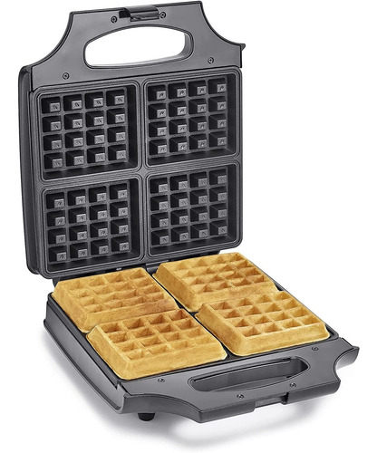 4 Rebanadas Non Stick Waffle Maker Fluffy Restaurant St...