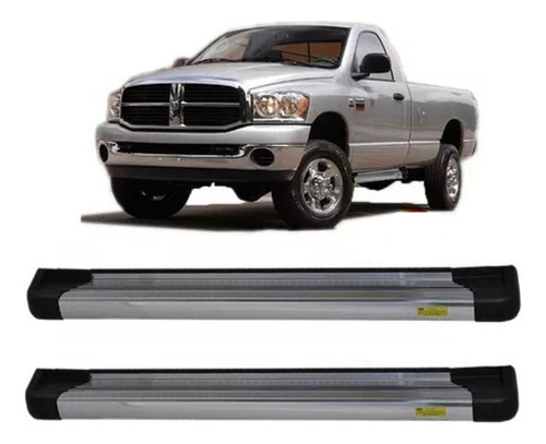 Estribo Plataforma Alumínio Dodge Ram Simples 2006 A 2011