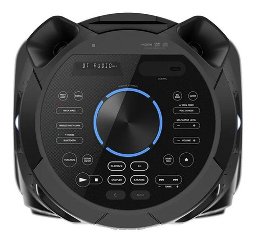 Mini System Sony MHC-V73D preto com bluetooth - 127/220V