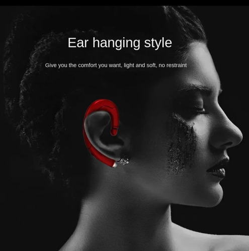 Fone De Ouvido Bluetooth Sem Fio Condução Óssea