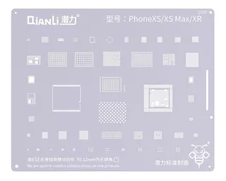 Stencil Reballing iPhone XS Max Xr Cpu Ic Qianli Qs05