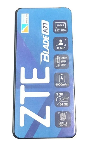Modulo Zte Blade A71 Original Con Marco A7030