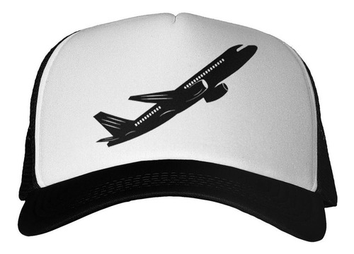 Gorra Avion Silueta Plane Vuelo Viajar