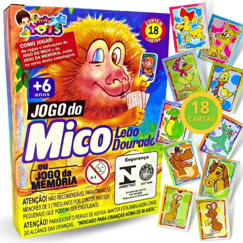 Kit 05 Jogos Cartas Divertidos Truco, Mico, Mau Mau + Brinde