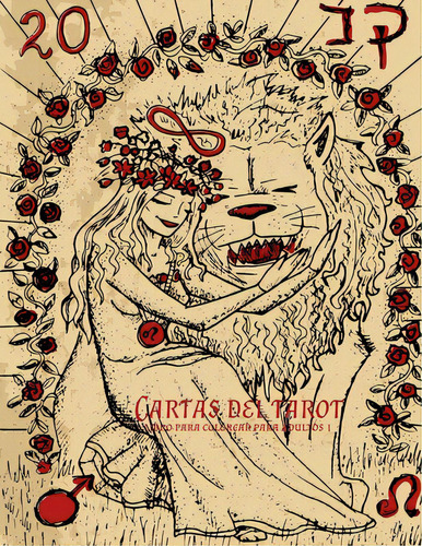 Cartas Del Tarot Libro Para Colorear Para Adultos 1, De Snels, Nick. Editorial Createspace, Tapa Blanda En Español