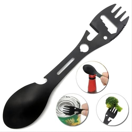 Cuchara Portátil De Acero Inoxidable Multiherramienta Para V