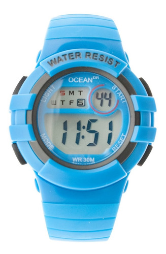 Imagen 1 de 6 de Reloj Mujer Sumergible Digital Ocean Dr. Deportivo Dig160