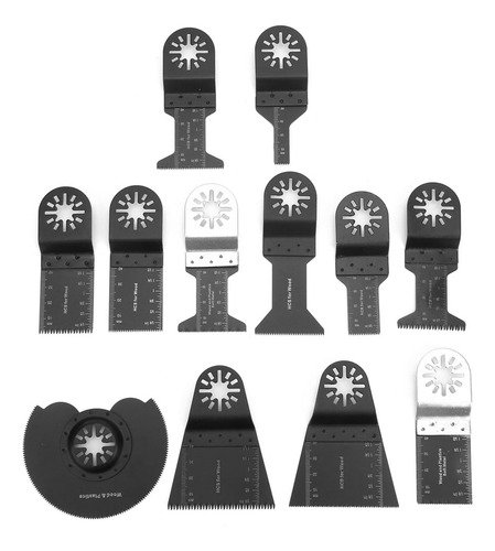 12 Piezas De Repuesto De Hoja De Sierra Oscilante De Mezcla