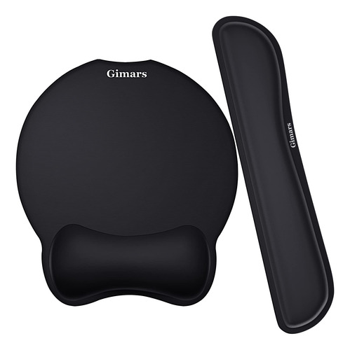 Gimars - Almohadilla Para El Mouse Ergonmica De Gel Y Fibra