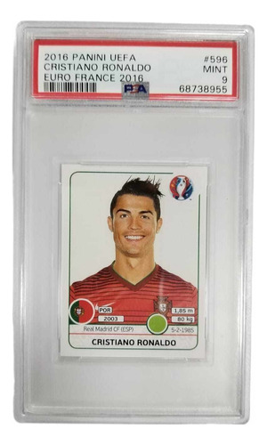 Panini Cristiano Ronaldo Psa 9 Certificada Euro 2016portugal