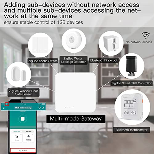 Puerta De Enlace Smart Hub: Wi-fi Y Zigbee Y Bluetooth Mesh