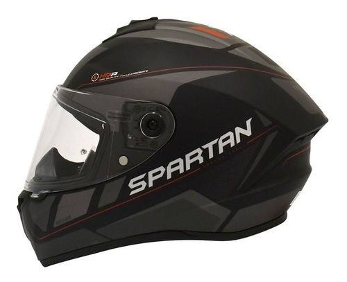 Casco Spartan Draken Solid Wind Gris Mate