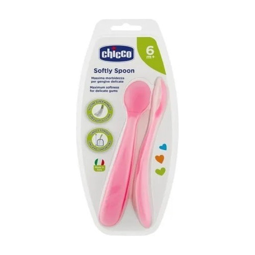 Cuchara Bebe Chicco Softly Spoon Silicona Blanda 6m+