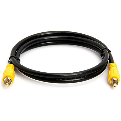 Cmple - Cable De Subwoofer Rca De 3 Pies (1 Rca Macho A 1 Ca