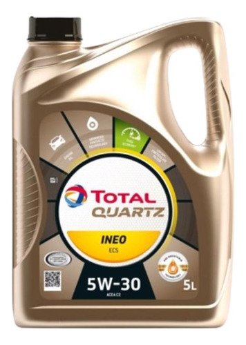 Aceite 5w30 5lts Total Quartz Ineo Ecs Gasolina Diesel X3