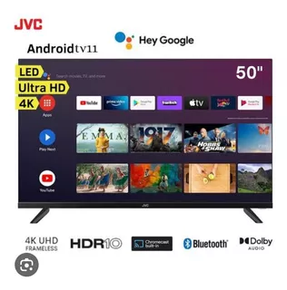 Televisor Jvc Androidtv 4k Uhd Smart Tv Frameles
