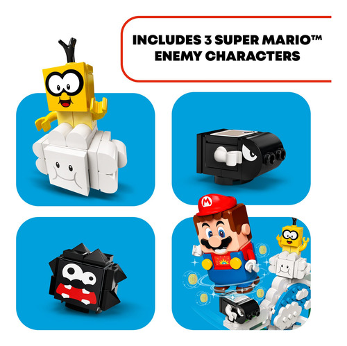 Kit De Construcción Lego Super Mario Lakitu Sky World 71389
