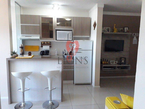 Apartamento Com 2 Dormitórios À Venda, 50 M² Por R$ 159.000,00 - Barnabé - Gravataí/rs - Ap0041