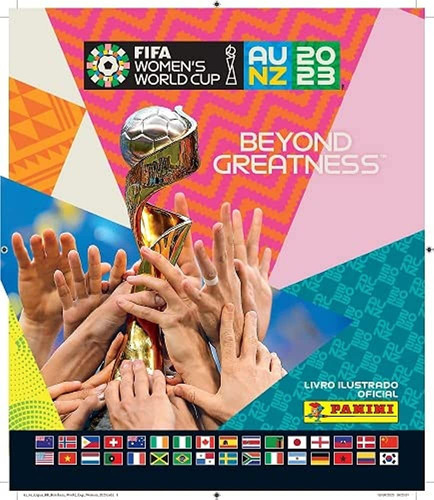 Copa Do Mundo Feminina 2023 - Álbum Capa Cartão - Fifa Wwc 2023 + 20 Env. (100 Cromos)