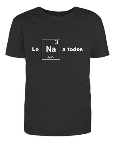 Polera Formula Quimica Los Sodio A . T  - Mc