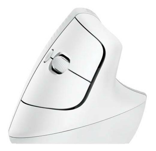 Imagen 3 de 4 de Mouse vertical inalámbrico Logitech Serie Ergo Lift blanco crudo