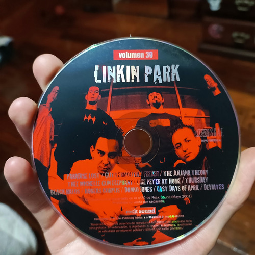 Linkin Park Rock Sound Compilado Cd Promo Promo (Usado)