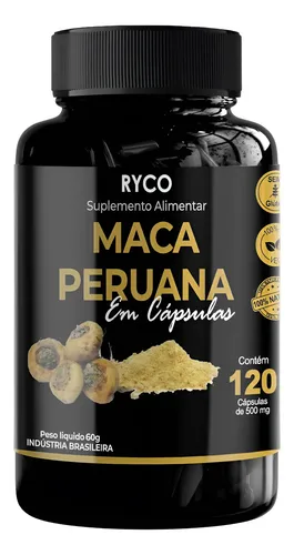 Maca Peruana Original 120 Cápsulas