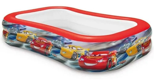 Piscina inflable para niños Disney Cars 770l - Intex Color Red