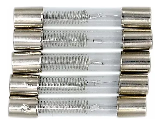 8 A, 5 mm x 20 mm, pack de 10 Maddocks Universal para microondas fusible 