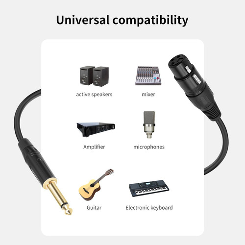Trs A Xlr Cable De Cable Cable Cable De Audio Cable 3pin 1m