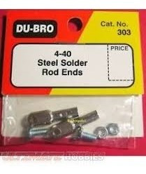 Rod Ends Solder 4-40 For Airplanes R/c Cód 303 Dubro.