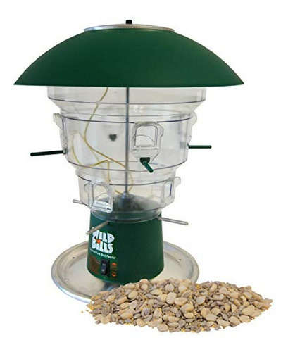 Wild Bills Electronic Bird Feeder & Waste Free Seed, 8 Port