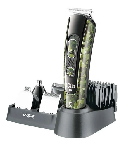 Maquina Corta Pelo Trimmer Vgr V-102 Grooming Kit 5 En 1 Usb