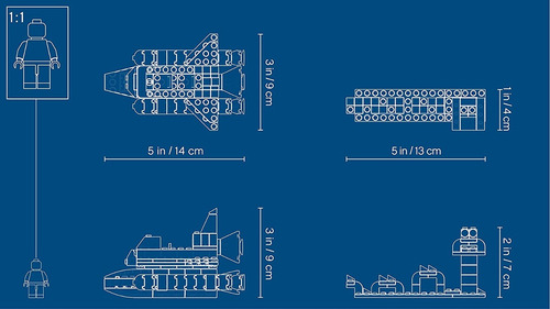 Misión A Marte Clásico Lego 10405 Kit De Construcción (871 P